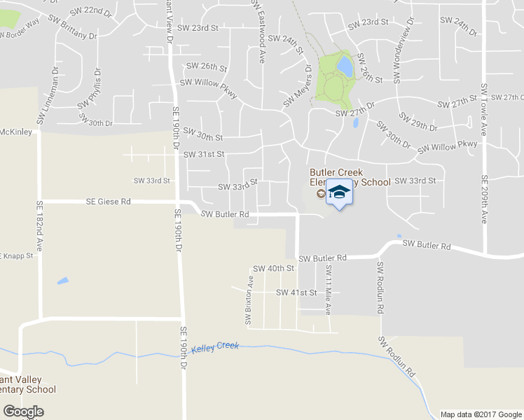 map of restaurants, bars, coffee shops, grocery stores, and more near 3381 Southwest Emerald Avenue in Gresham