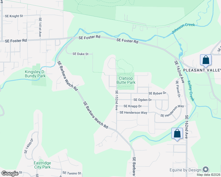map of restaurants, bars, coffee shops, grocery stores, and more near 6919 Southeast 151st Avenue in Portland