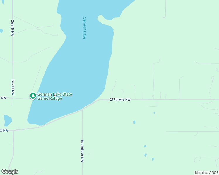 map of restaurants, bars, coffee shops, grocery stores, and more near 27758 Navajo Court Northwest in Isanti