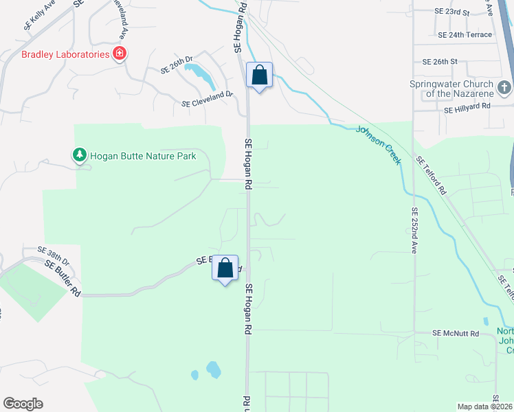 map of restaurants, bars, coffee shops, grocery stores, and more near 7028 Southeast Hogan Road in Gresham