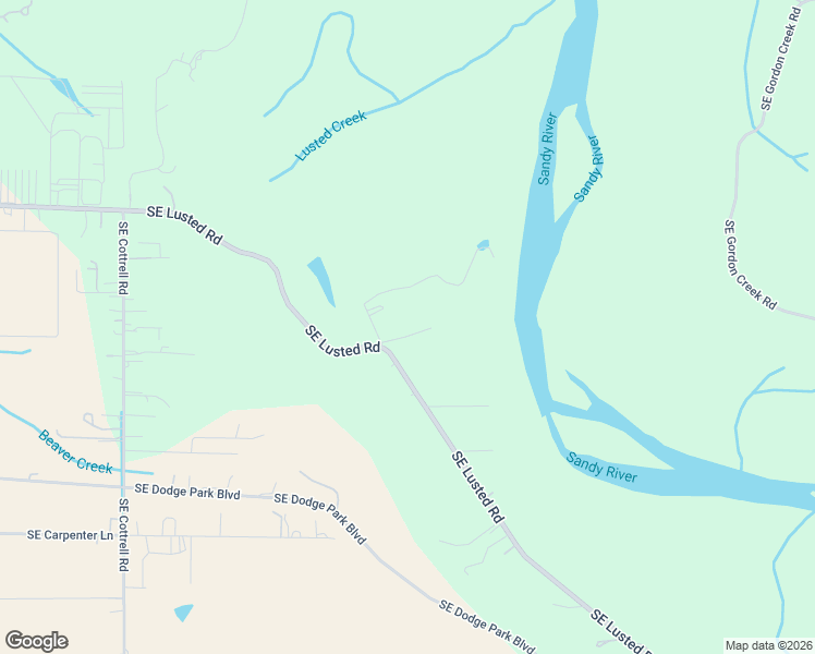 map of restaurants, bars, coffee shops, grocery stores, and more near 35709 Southeast Lusted Road in Boring
