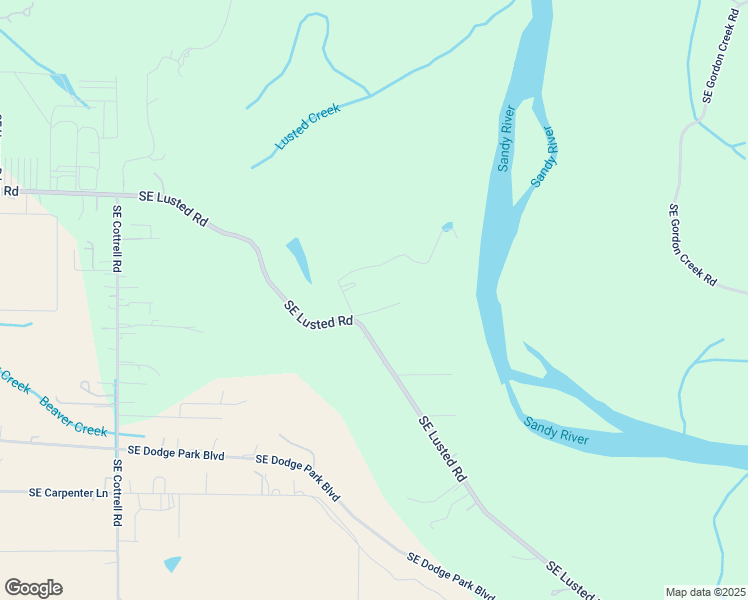 map of restaurants, bars, coffee shops, grocery stores, and more near 35709 Southeast Lusted Road in Boring