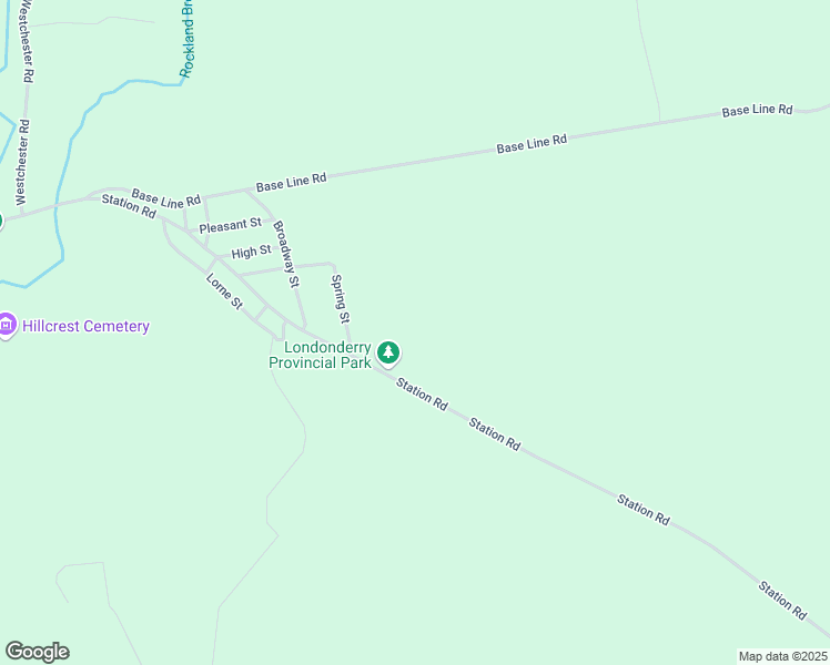 map of restaurants, bars, coffee shops, grocery stores, and more near 1776 Station Road in Londonderry