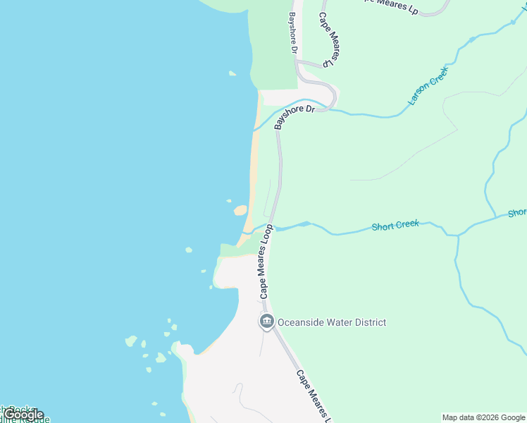 map of restaurants, bars, coffee shops, grocery stores, and more near 2675 Radar Road in Tillamook