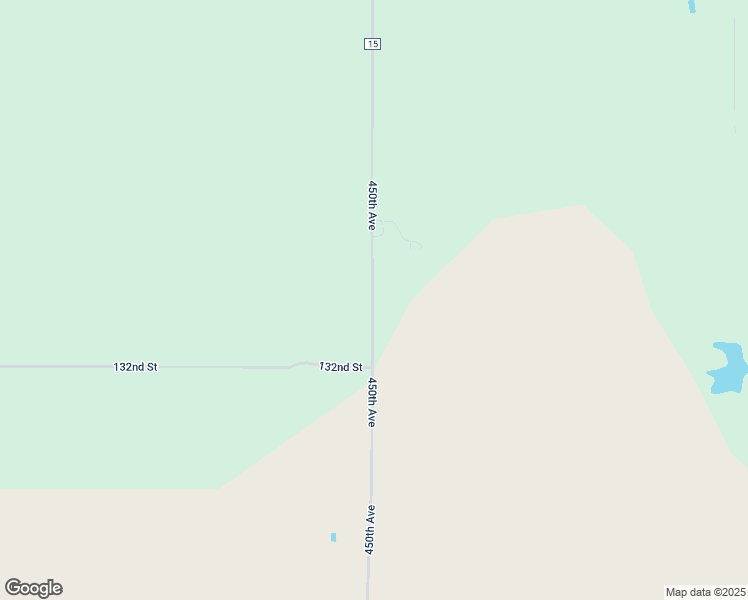 map of restaurants, bars, coffee shops, grocery stores, and more near 13168 450th Avenue in Waubay