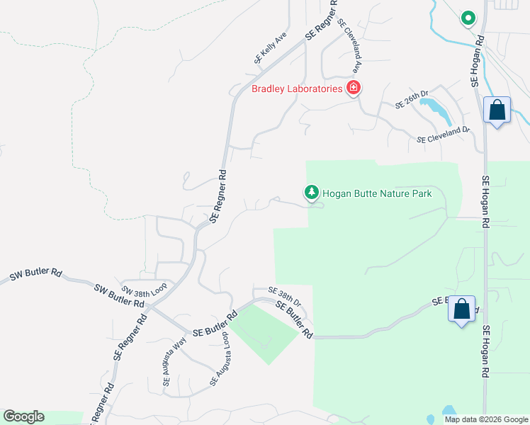map of restaurants, bars, coffee shops, grocery stores, and more near 636 Southeast Gabbert Road in Gresham