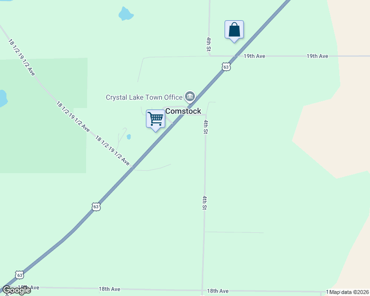 map of restaurants, bars, coffee shops, grocery stores, and more near 1860 4th Street in Comstock
