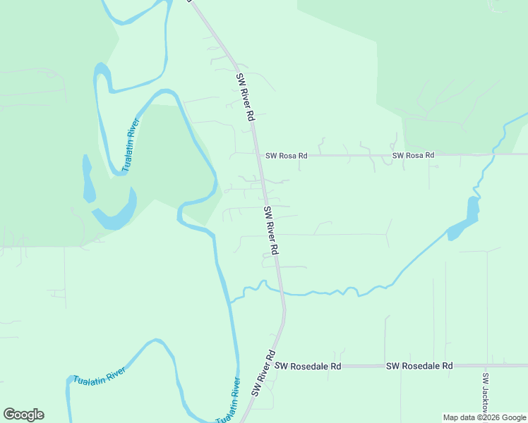 map of restaurants, bars, coffee shops, grocery stores, and more near 6065-6601 SW River Rd in Hillsboro