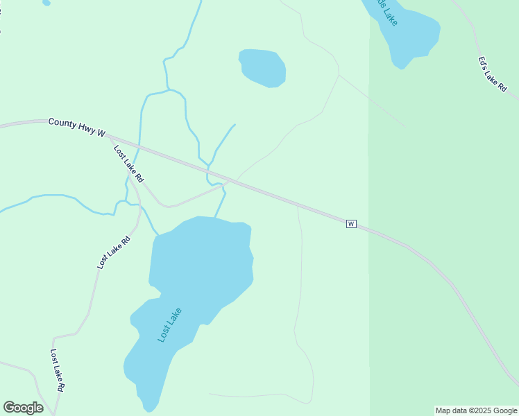 map of restaurants, bars, coffee shops, grocery stores, and more near 2833 County Road W in Crandon