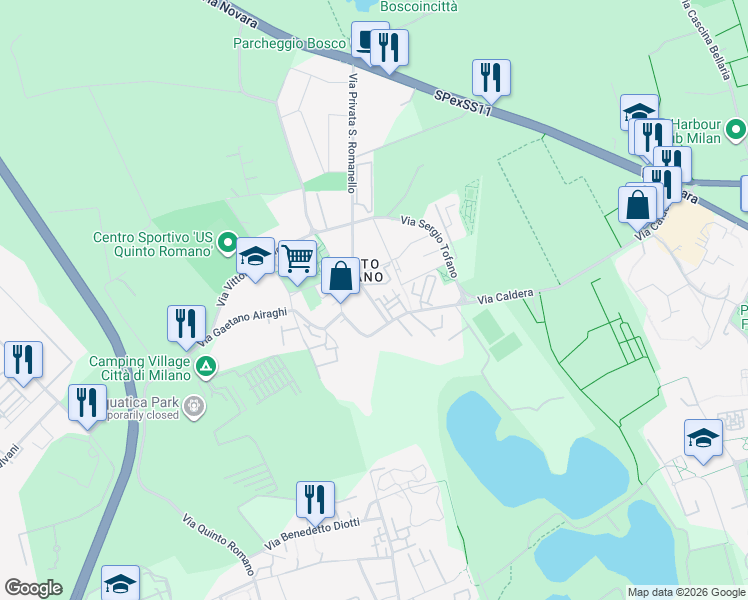map of restaurants, bars, coffee shops, grocery stores, and more near 8 Via Giuseppe di Vittorio in Milano