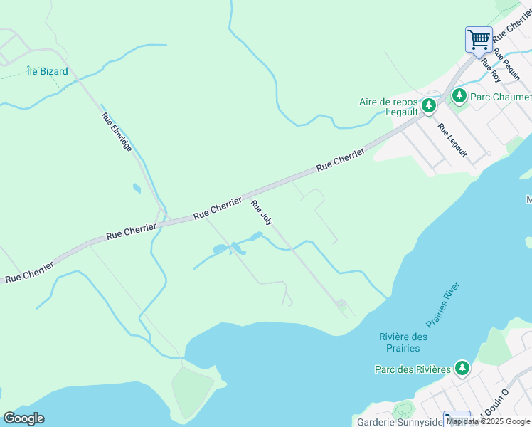 map of restaurants, bars, coffee shops, grocery stores, and more near 243 Rue Joly in Montréal