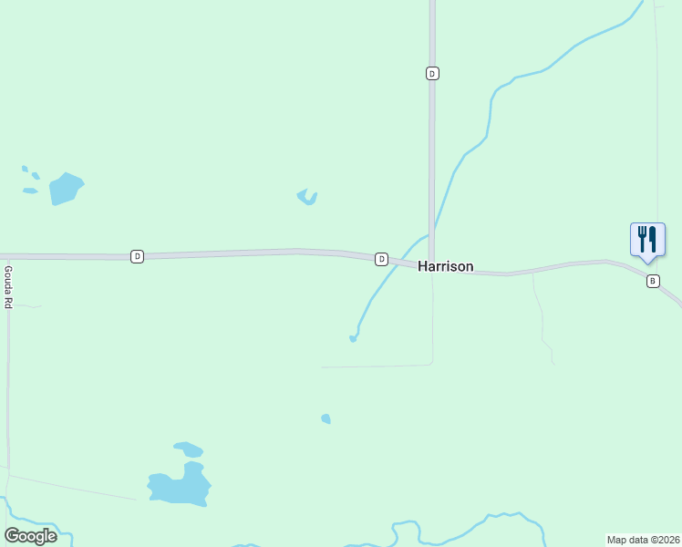 map of restaurants, bars, coffee shops, grocery stores, and more near 1793 County Road D in Tomahawk