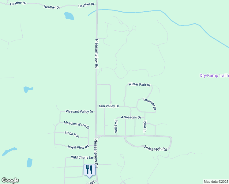 map of restaurants, bars, coffee shops, grocery stores, and more near 5149 Mountain Watch in Harbor Springs