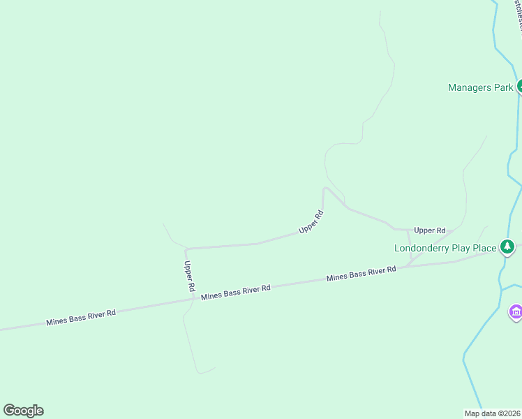 map of restaurants, bars, coffee shops, grocery stores, and more near 129 Upper Road in Londonderry
