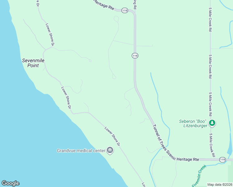 map of restaurants, bars, coffee shops, grocery stores, and more near 5018 7 Mile Point Ridge in Harbor Springs