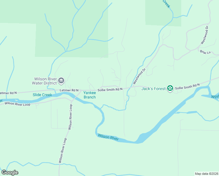 map of restaurants, bars, coffee shops, grocery stores, and more near 5720 Sollie Smith Road North in Tillamook