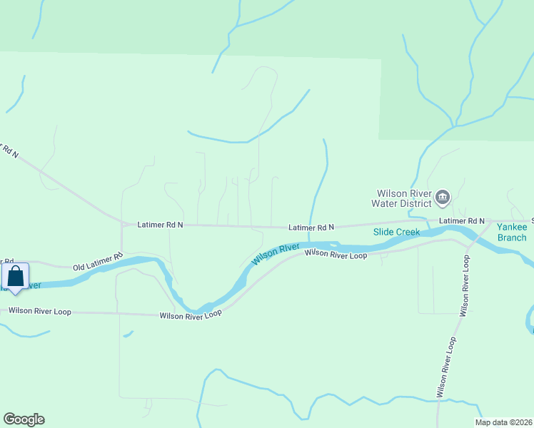 map of restaurants, bars, coffee shops, grocery stores, and more near 4260 Latimer Road North in Tillamook