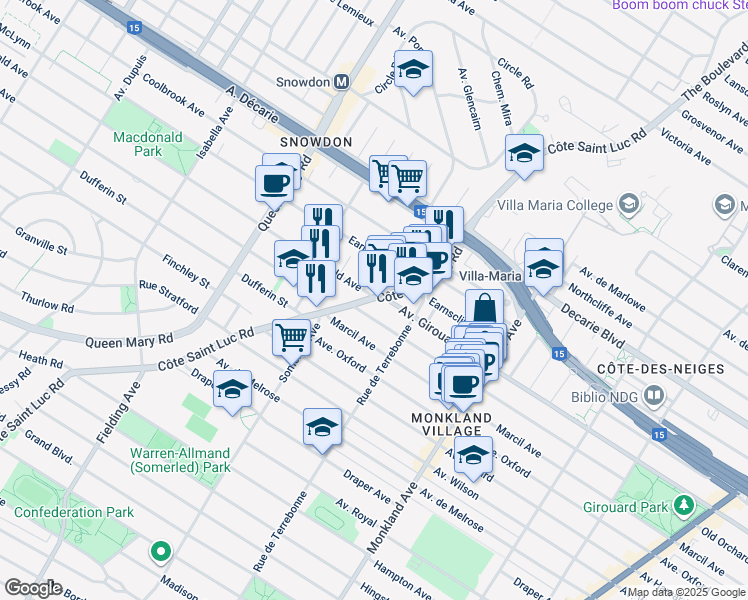 5530 Chemin de la Côte Saint Luc, Montréal QC Walk Score