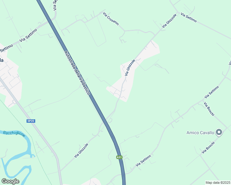 map of restaurants, bars, coffee shops, grocery stores, and more near 12 Via Ghizzole in Provincia di Vicenza