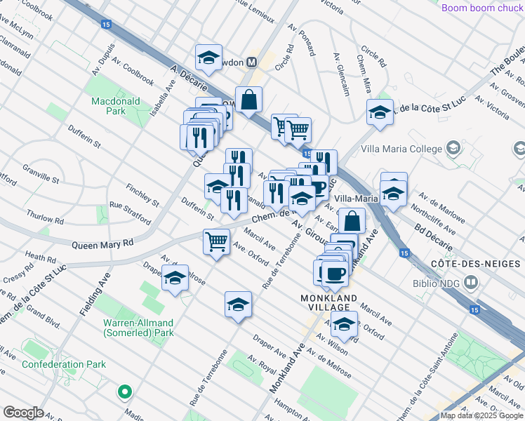 5545 Chemin de la CôteSaintLuc, Montréal QC Walk Score