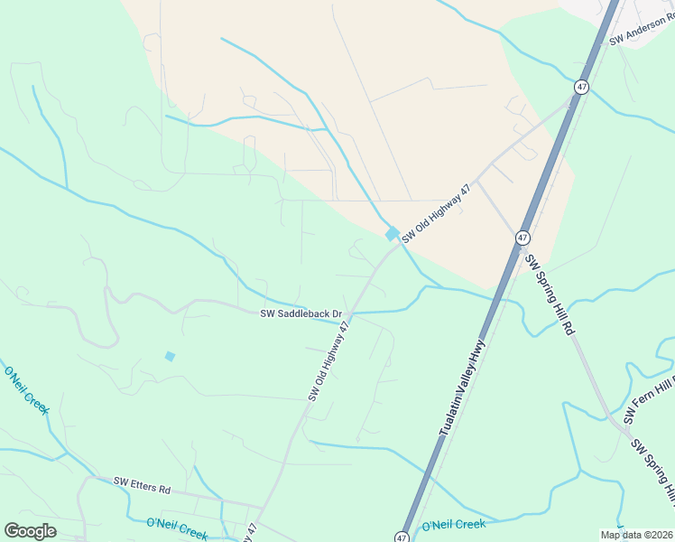 map of restaurants, bars, coffee shops, grocery stores, and more near 5657 Southwest Old Highway 47 in Gaston