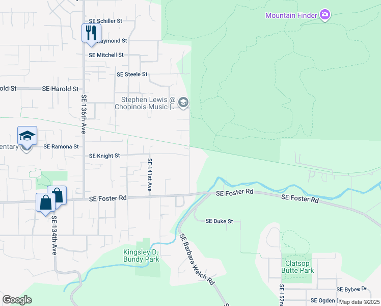 map of restaurants, bars, coffee shops, grocery stores, and more near in Portland