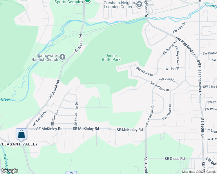map of restaurants, bars, coffee shops, grocery stores, and more near 17675 Southeast McKinley in Gresham