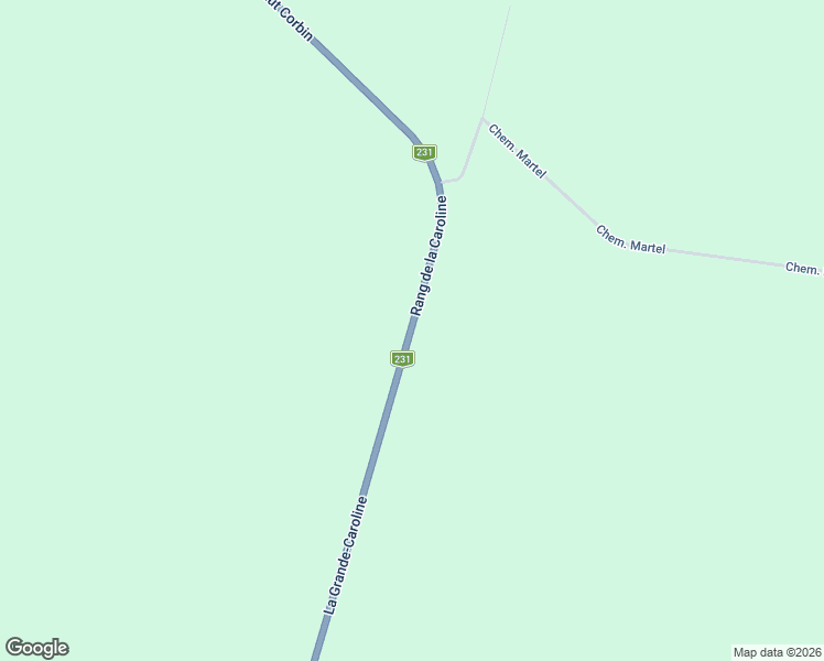 map of restaurants, bars, coffee shops, grocery stores, and more near 106 Rang de la Caroline in Saint-Damase