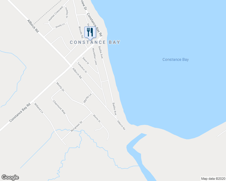 map of restaurants, bars, coffee shops, grocery stores, and more near 178 Baillie Avenue in Ottawa