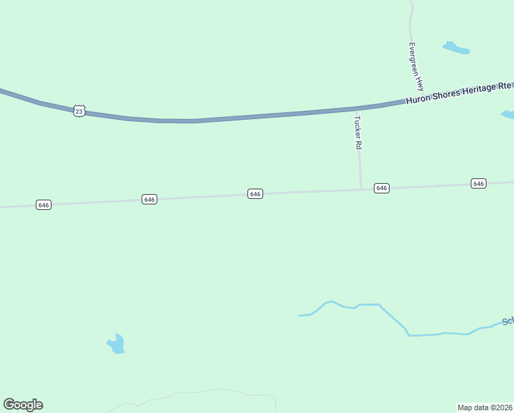 map of restaurants, bars, coffee shops, grocery stores, and more near 8060 County Road 646 in Rogers City