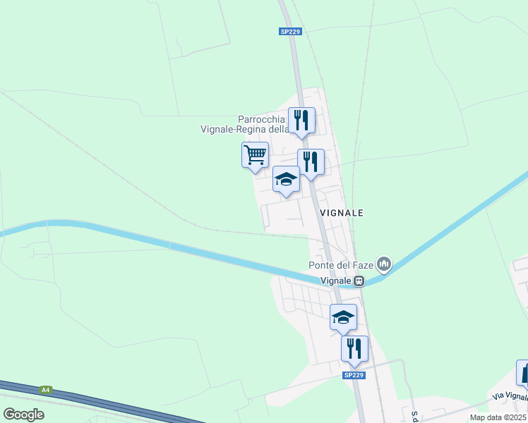 map of restaurants, bars, coffee shops, grocery stores, and more near 14 Via Boves in Novara