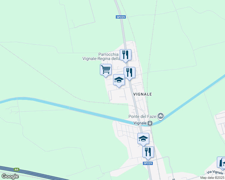 map of restaurants, bars, coffee shops, grocery stores, and more near 14 Via Boves in Novara