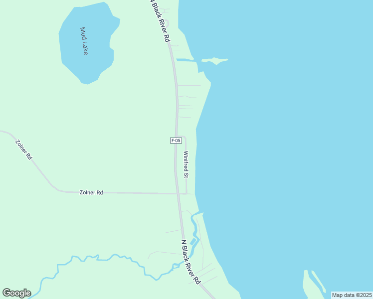 map of restaurants, bars, coffee shops, grocery stores, and more near 1792-1998 North Black River Road in Cheboygan