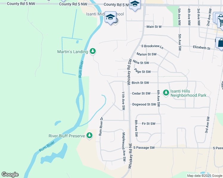 705 Rum River Drive, Isanti MN Walk Score