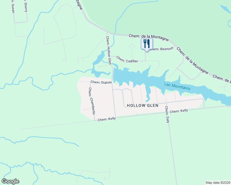 map of restaurants, bars, coffee shops, grocery stores, and more near 49 Chemin Hollow Glen in Chelsea