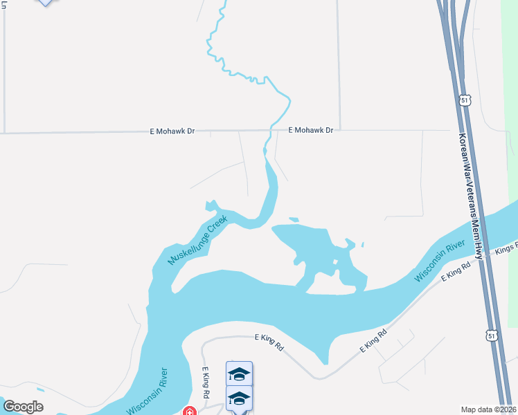 map of restaurants, bars, coffee shops, grocery stores, and more near 1207 Bowen Road in Tomahawk