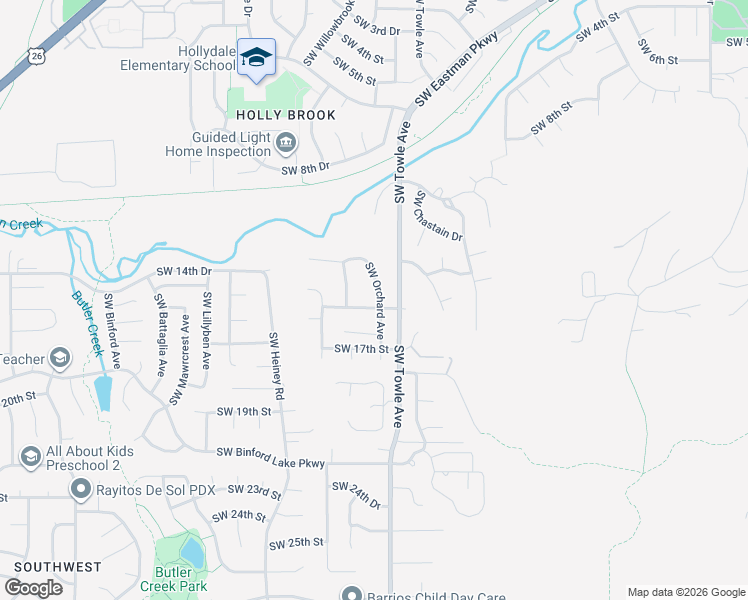 map of restaurants, bars, coffee shops, grocery stores, and more near 1729 Southwest 15th Street in Gresham