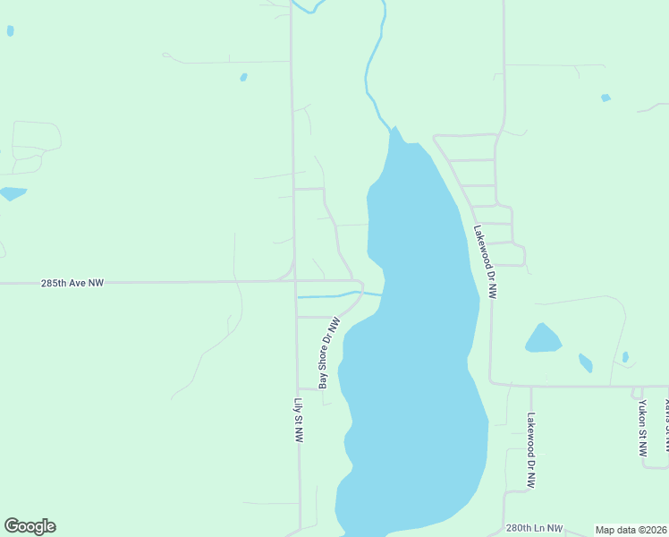 map of restaurants, bars, coffee shops, grocery stores, and more near 28540 Bay Shore Drive Northwest in Isanti