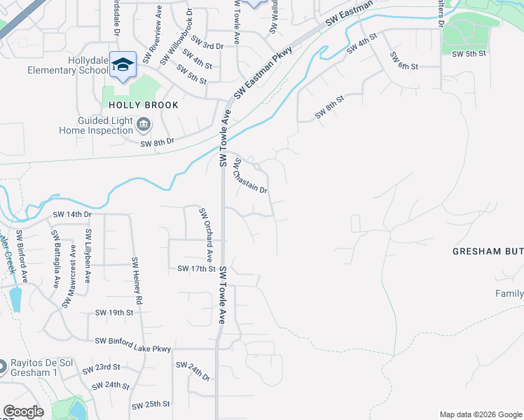 map of restaurants, bars, coffee shops, grocery stores, and more near 1413 Southwest 14th Street in Gresham