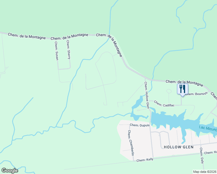 map of restaurants, bars, coffee shops, grocery stores, and more near 79 Chemin du Mont-Columbia in Chelsea