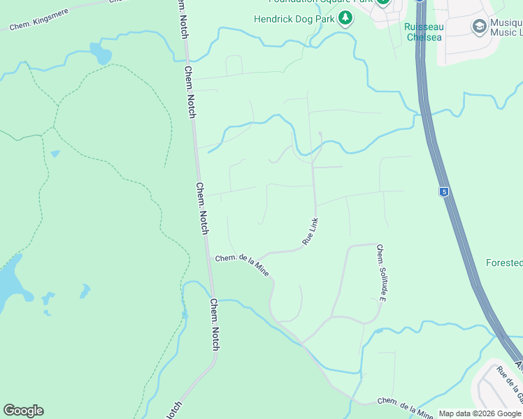map of restaurants, bars, coffee shops, grocery stores, and more near 32 Chemin Mullen in Chelsea