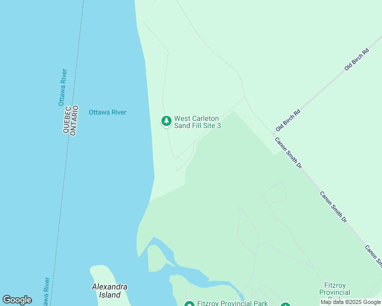 map of restaurants, bars, coffee shops, grocery stores, and more near 0 Willola Beach Road in Ottawa