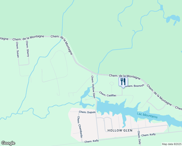 map of restaurants, bars, coffee shops, grocery stores, and more near 4 Chemin Hollow Glen in Chelsea