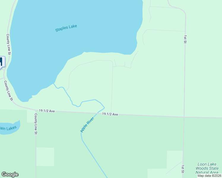 map of restaurants, bars, coffee shops, grocery stores, and more near 1973 1/2 Street in Comstock