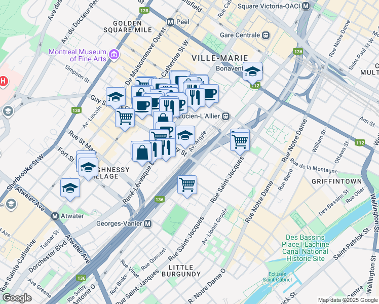 1501 Avenue Argyle, Montréal QC Walk Score