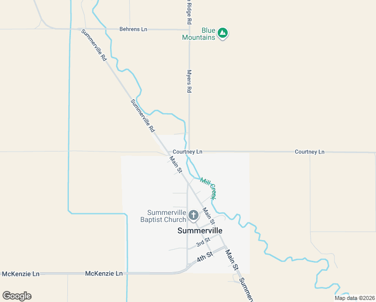 map of restaurants, bars, coffee shops, grocery stores, and more near Courtney Lane in Summerville
