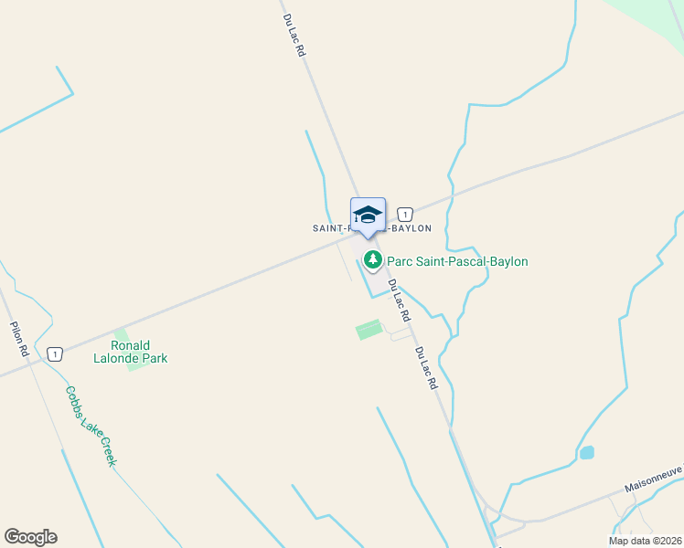 map of restaurants, bars, coffee shops, grocery stores, and more near 2422 Ouellette Road in Clarence-Rockland