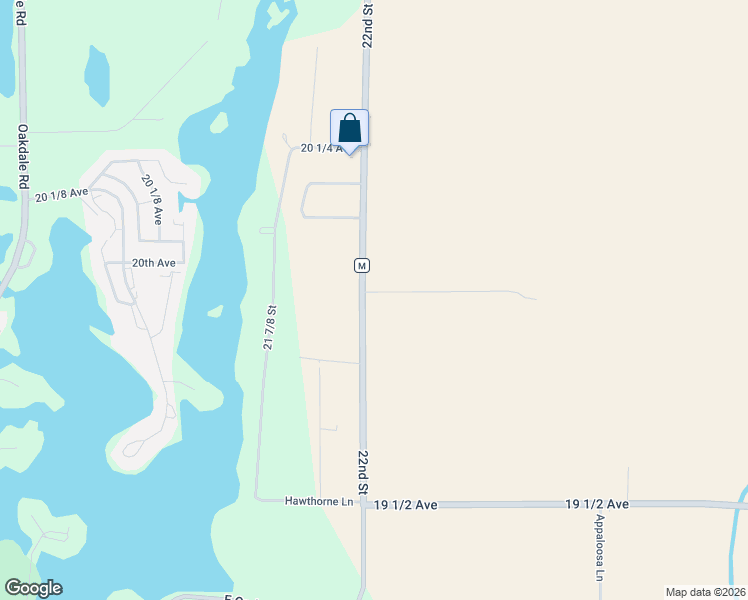 map of restaurants, bars, coffee shops, grocery stores, and more near 1997 22nd Street in Rice Lake