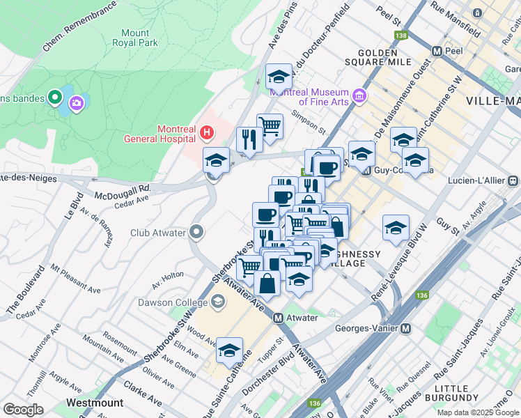 2065 Rue Sherbrooke Ouest, Montréal QC Walk Score