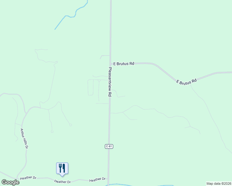 map of restaurants, bars, coffee shops, grocery stores, and more near 3881 Pleasantview Road in Harbor Springs